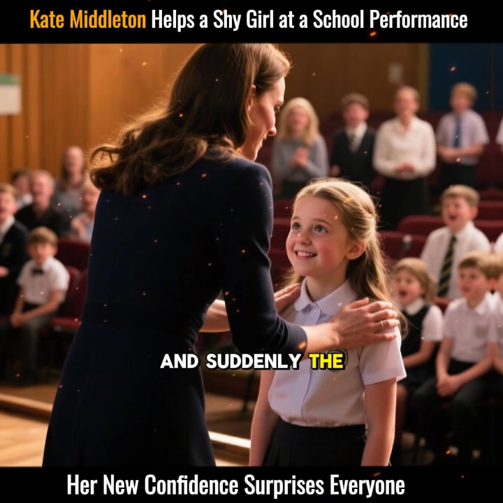 Kate Middleton Helps a Shy Girl at a School Performance—Her New ...