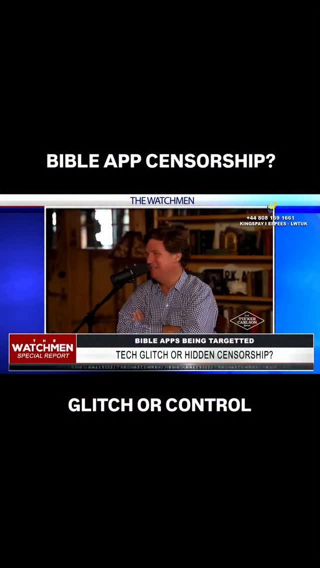 📱 Bible apps under fire — but is it just a tech glitch or