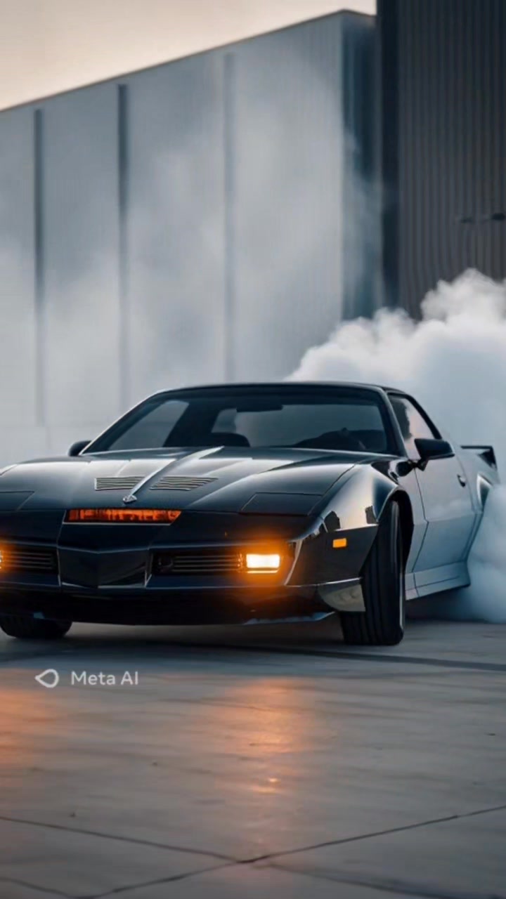 KITT doing a burnout #knightrider | Knight rider/KITT fans | Facebook