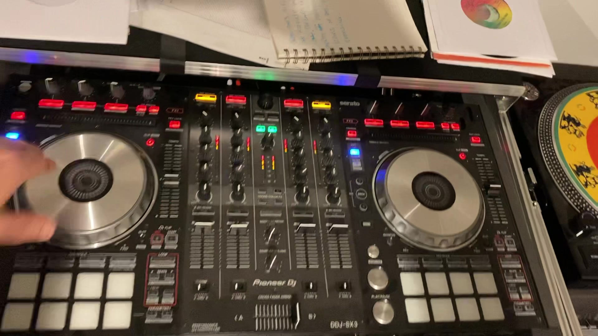 How to fix ddj sx3 songs not moving?