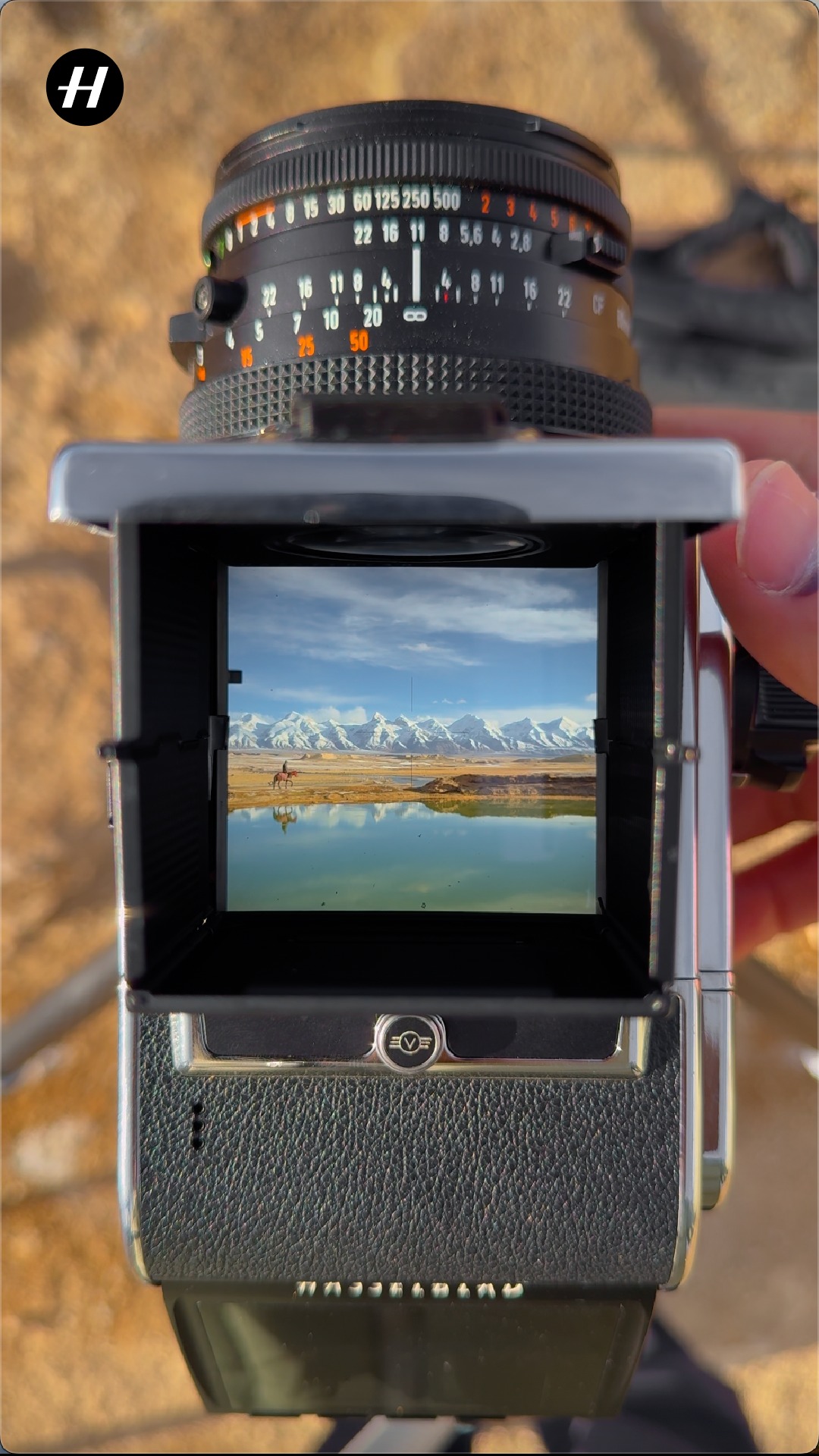 Frame the grandeur of nature through Hasselblad's waist-level