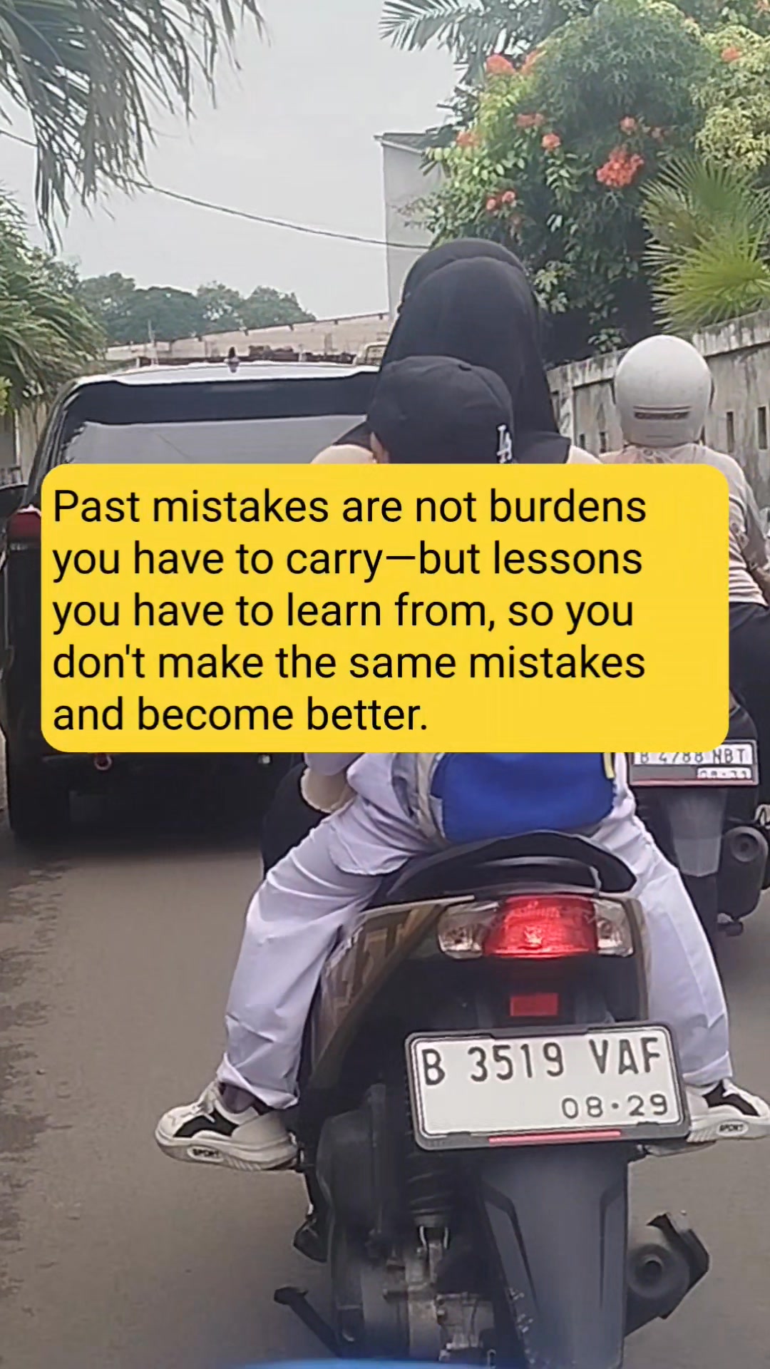 Past mistakes are not burdens you have to carry—but lessons you have to ...