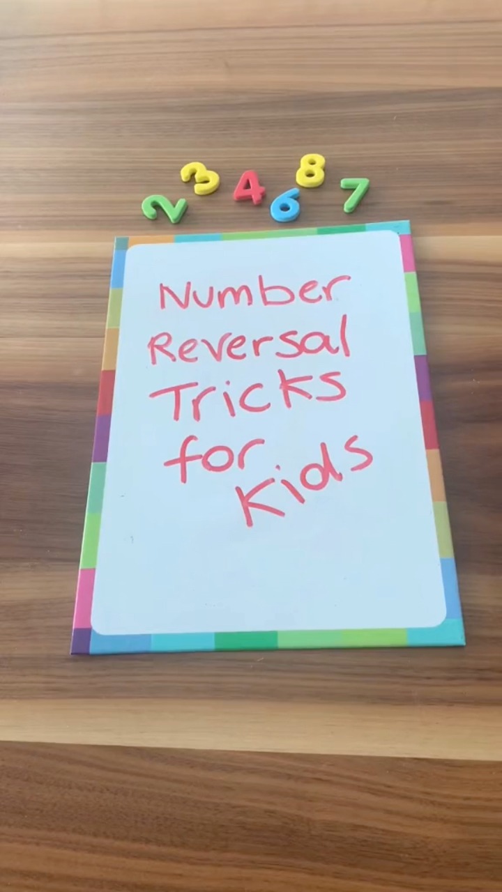 Struggling with number reversals? 🙋‍♀️ This easy trick helps kids ...