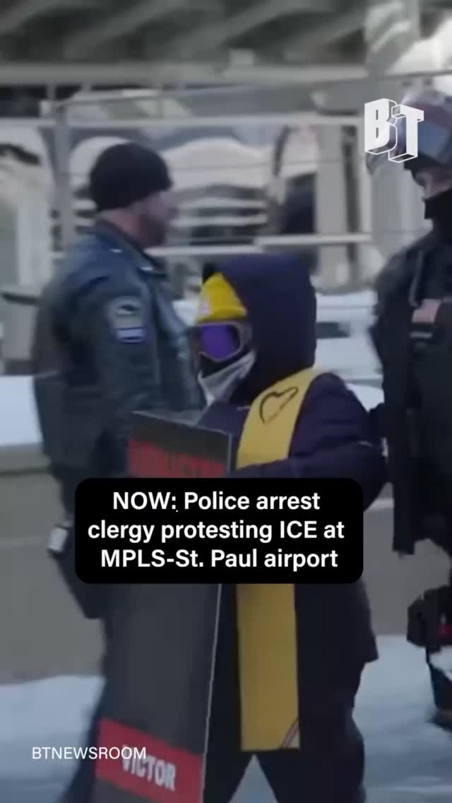 Police arrest clergy members staging anti-ICE protest at MSP airport ...
