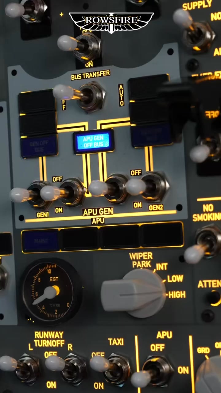 The RAVO Flight Systems 737 Overhead Panel is now available