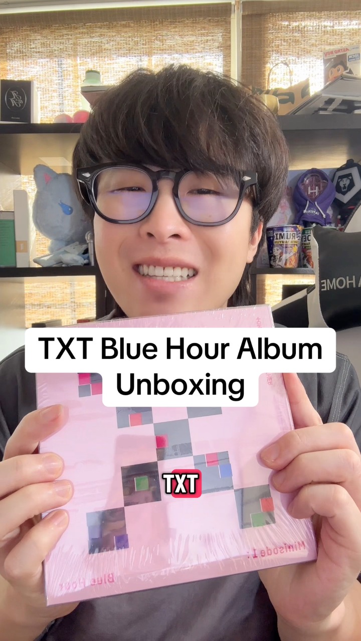 TXT Blue Hour Album Unboxing #kpop #txt #txtmoa #kpopalbum #soobin