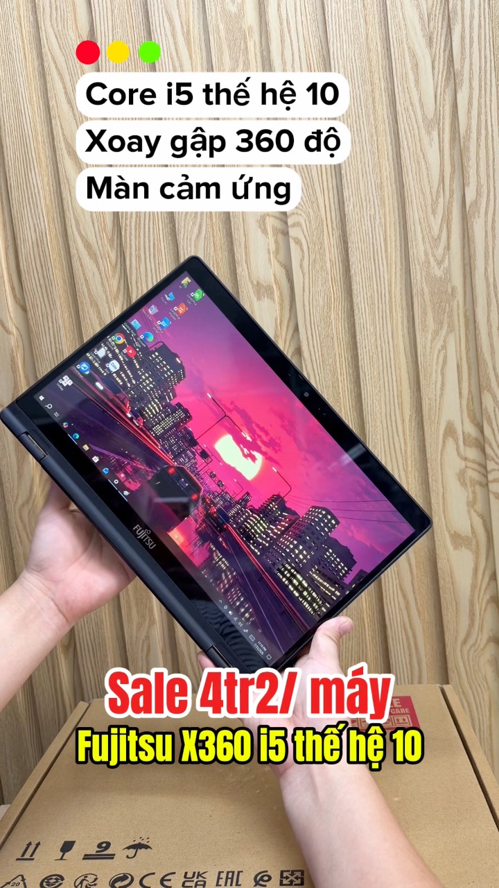 Chỉ 3tr6/máy Laptop Fujitsu Lifebook A579 i5 thế hệ 8 màn hình