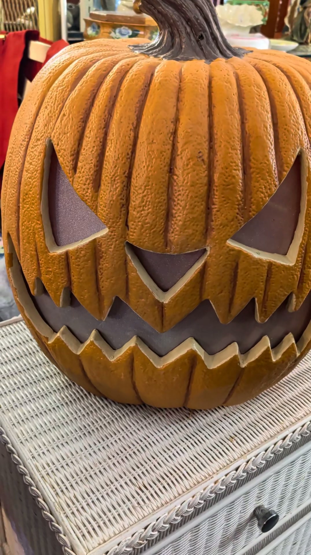 Costco Halloween Pumpkin Motion Sensor Jack-O-lantern Sound