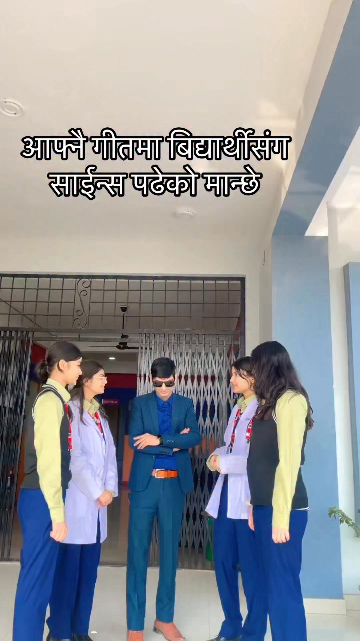 With students own The Voice | Yog Raj Pokhrel | Facebook