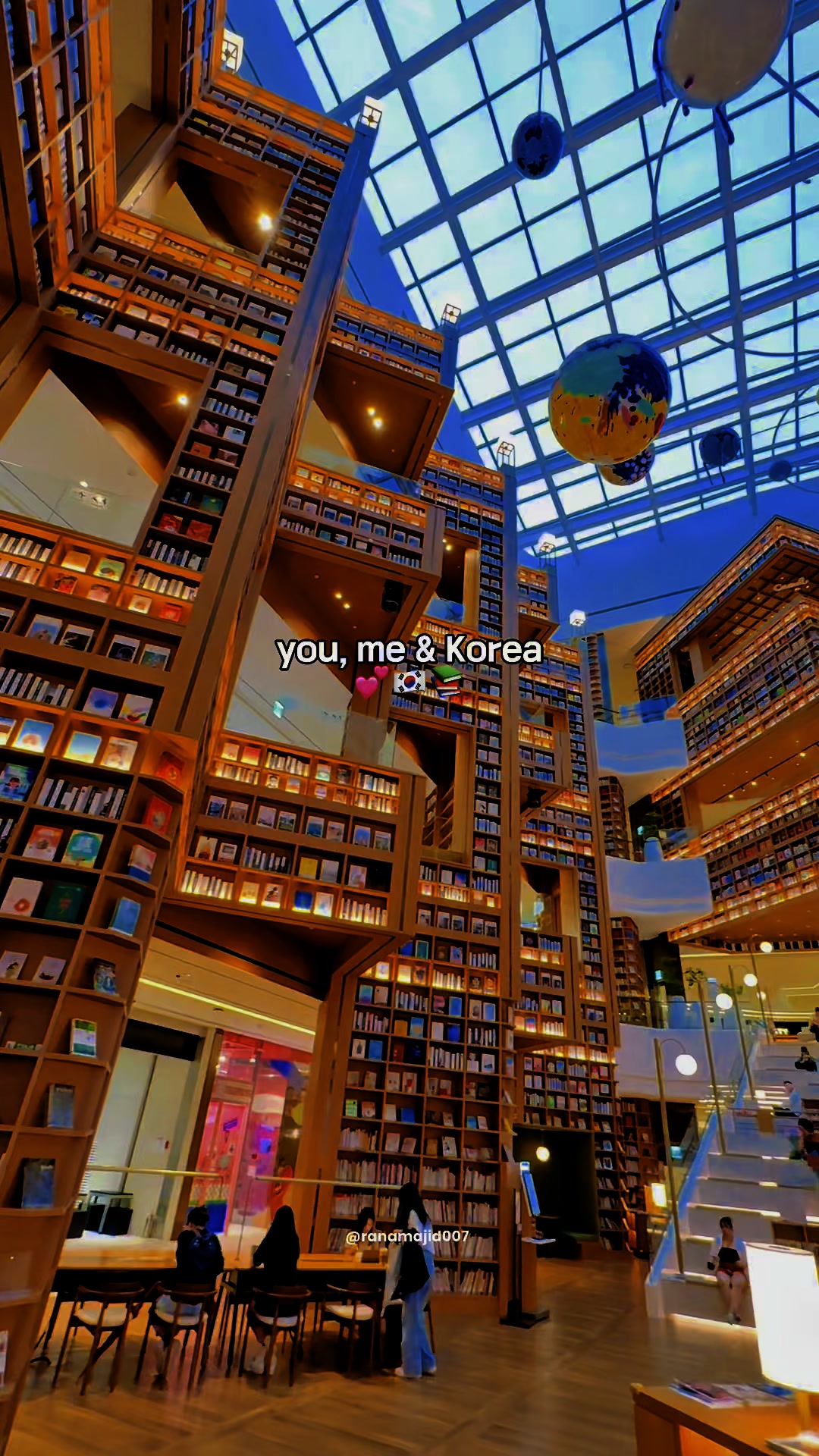 💕🇰🇷 tag your besties with whom you’d love to visit this library in # ...