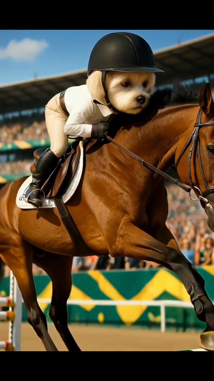 Today I was riding my trusty horse, Chocolate Brownie, at the ...