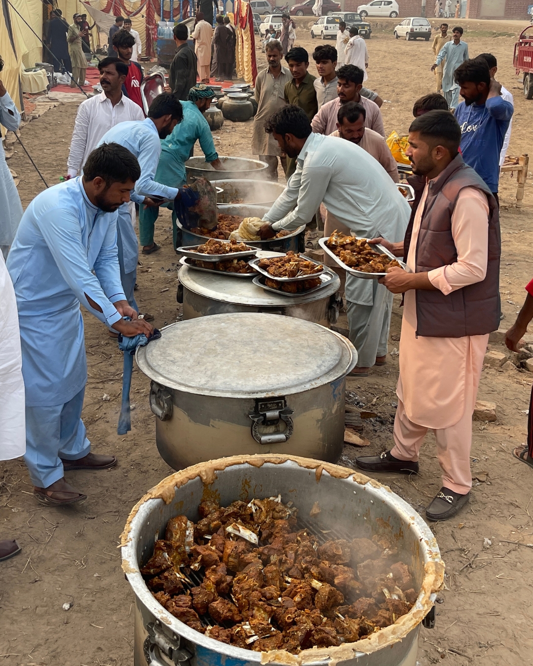 Desert Style Wedding Cooking | Beef Qorma & Mouthwatering Biryani ...