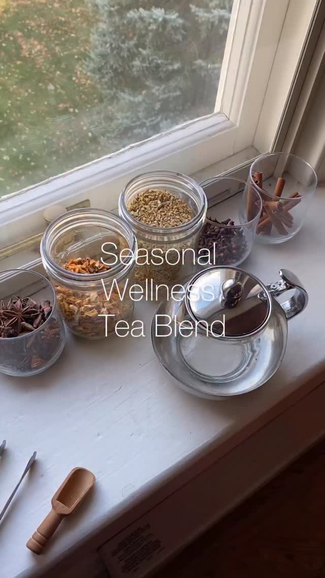 🌿 SEASONAL WELLNESS TEA When the days start to cool down, this is my go ...