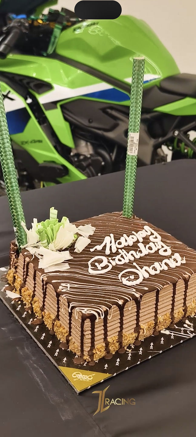 A Birthday to Remember. 🏁🎂 Celebrating our customer's special