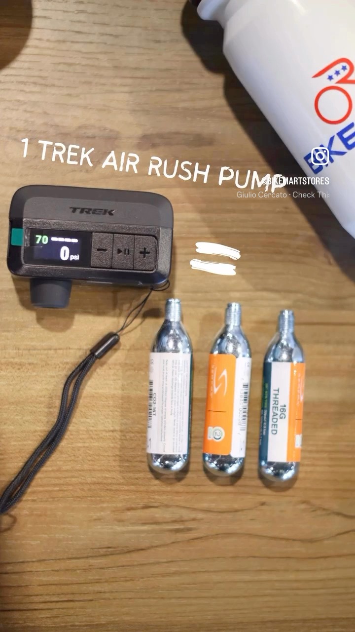 The new Trek Air Rush mini electric pump is a total game changer