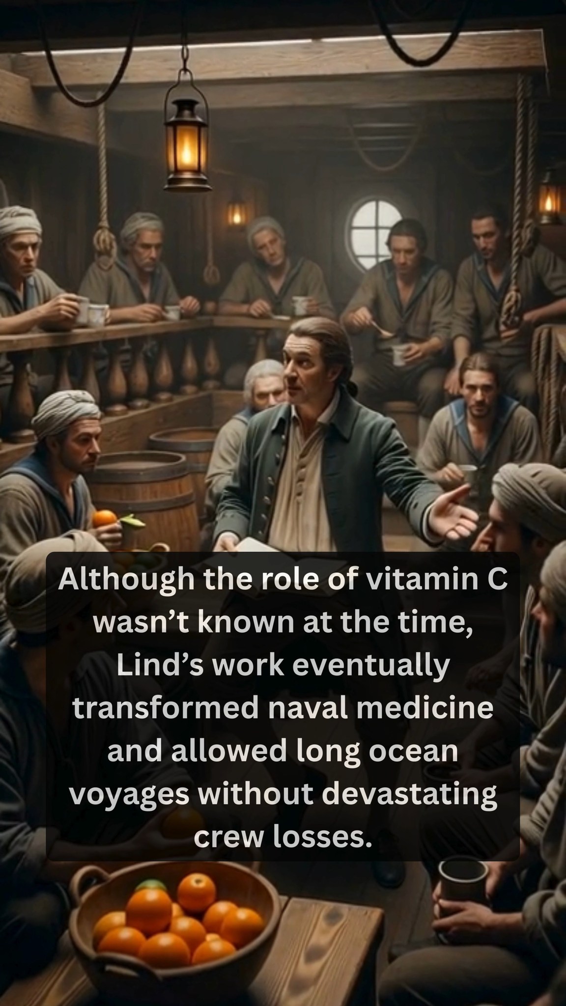 In 1747 a surgeon used lemons to defeat the plague of the sea. In 1747 ...