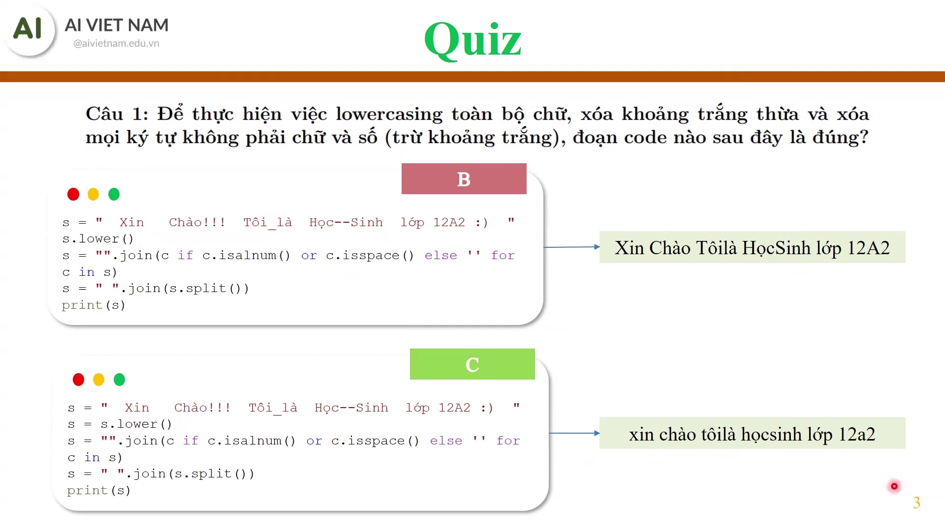 Xử lý văn bản (Python cơ bản) | AI VIET NAM | Facebook