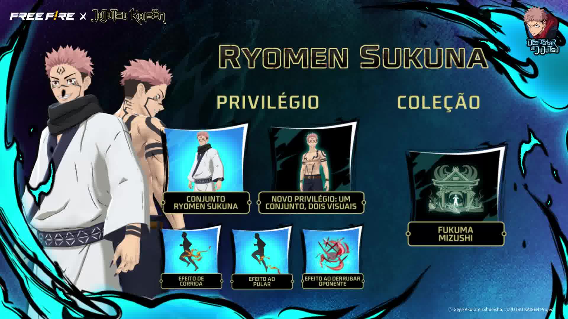 💀 Ryomen Sukuna chegou! 💀 O Rei das Maldições voltou com o poderoso ...