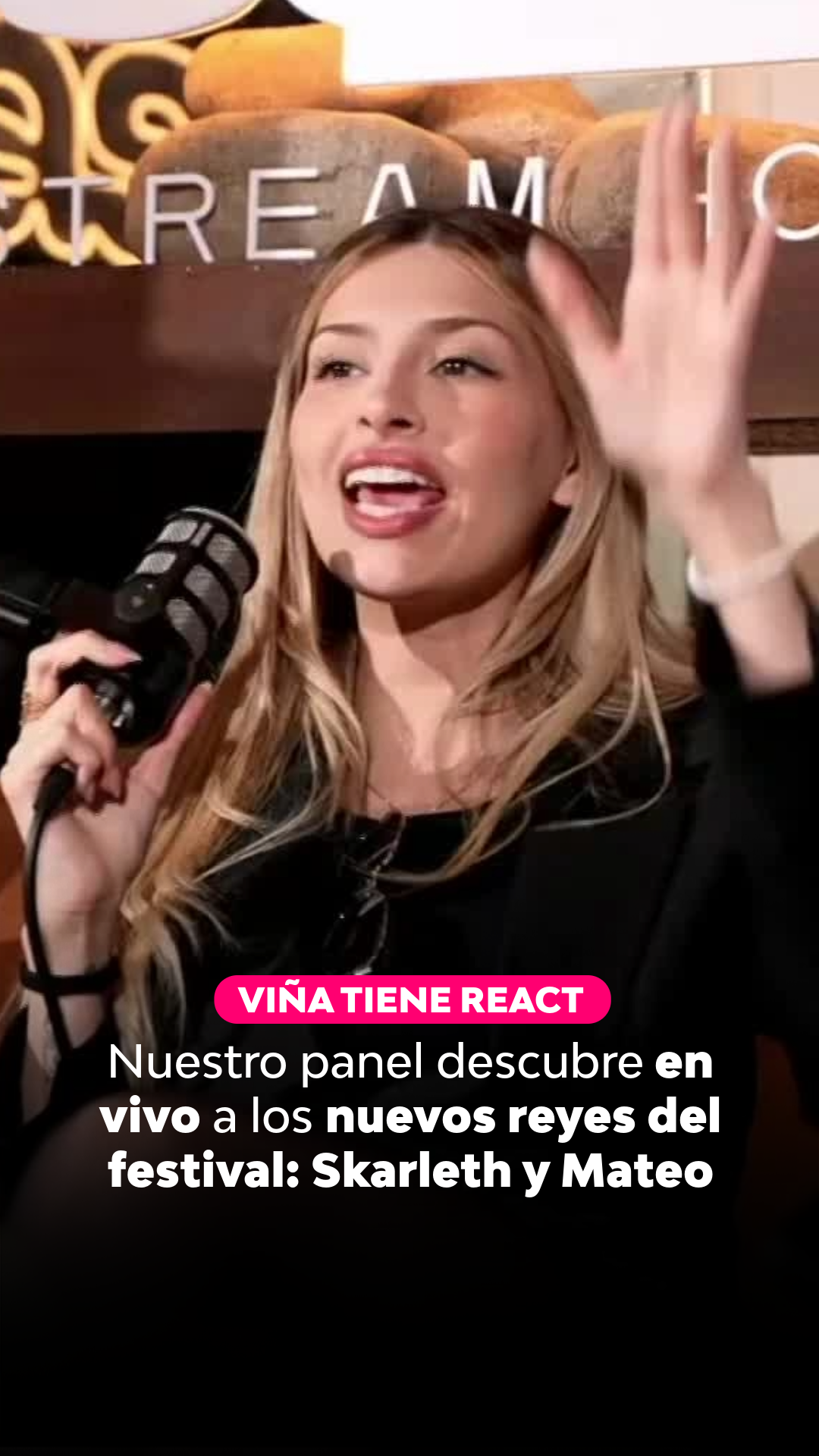 ¡Nos enteramos en vivo! 😱 Nuestro panel de Viña Tiene React vivió el ...