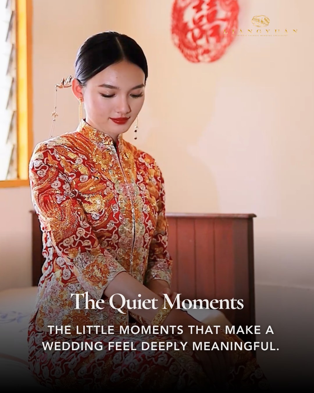 ☺︎ Maybe the most meaningful part of a wedding… is what it represents