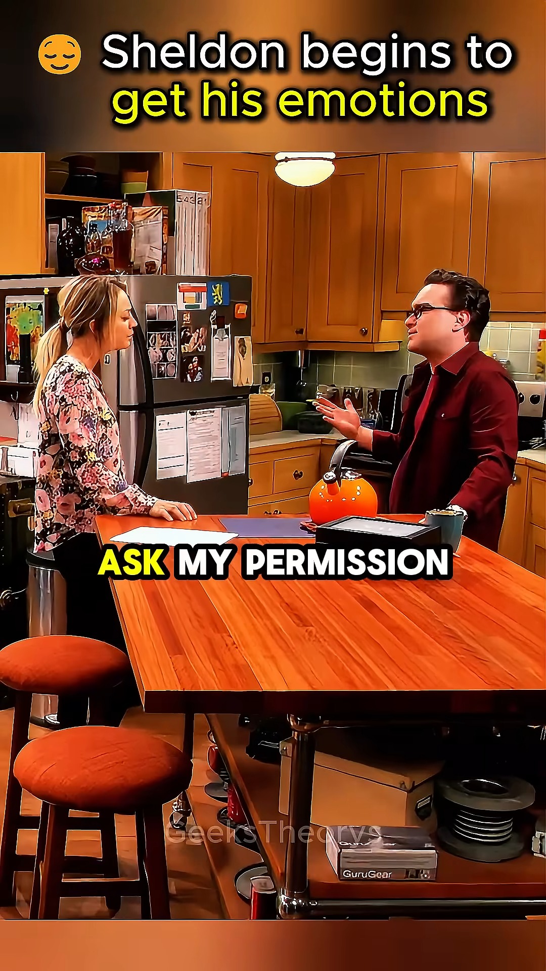 Sheldon learns about his emotions 🫤 #tbbt #thebigbangtheory #sitcom # ...