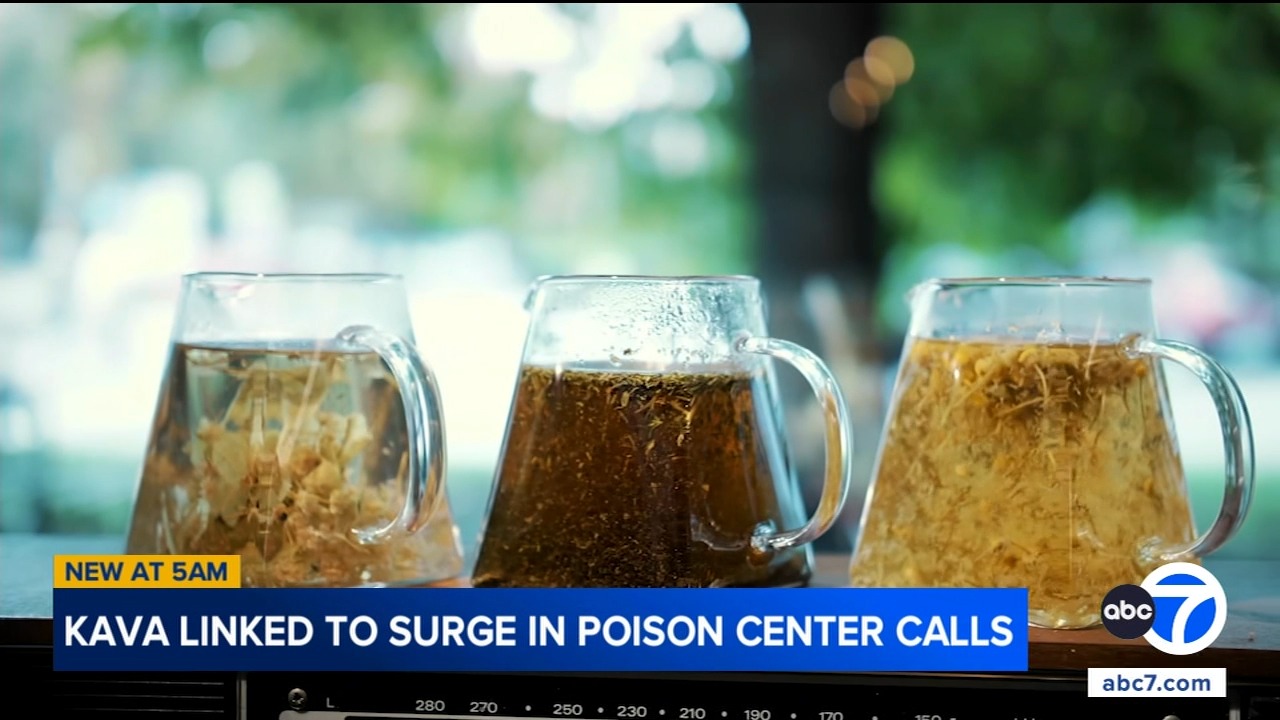 New research shows a nearly 400% surge in poison center calls linked to kava., Kava is a plant traditionally used in Pacific Island cultures. It's advertised as an aid for anxiety, but U.S. kava 