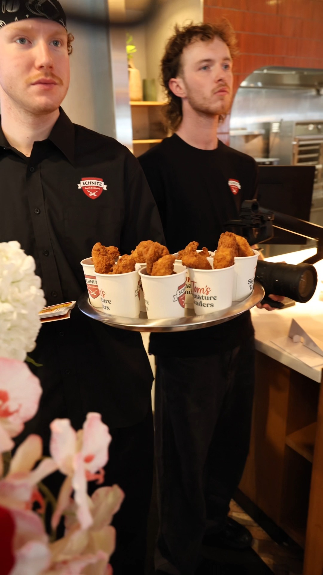 Serving the best tenders in town! The wait for Tom's Signature Tenders ...