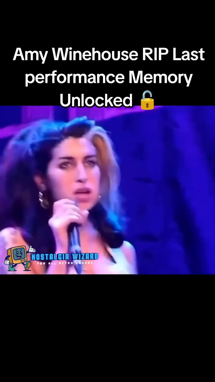 Amy Winehouse RIP Last performance Memory Unlocked 🔓 #amywinehouse #rip ...