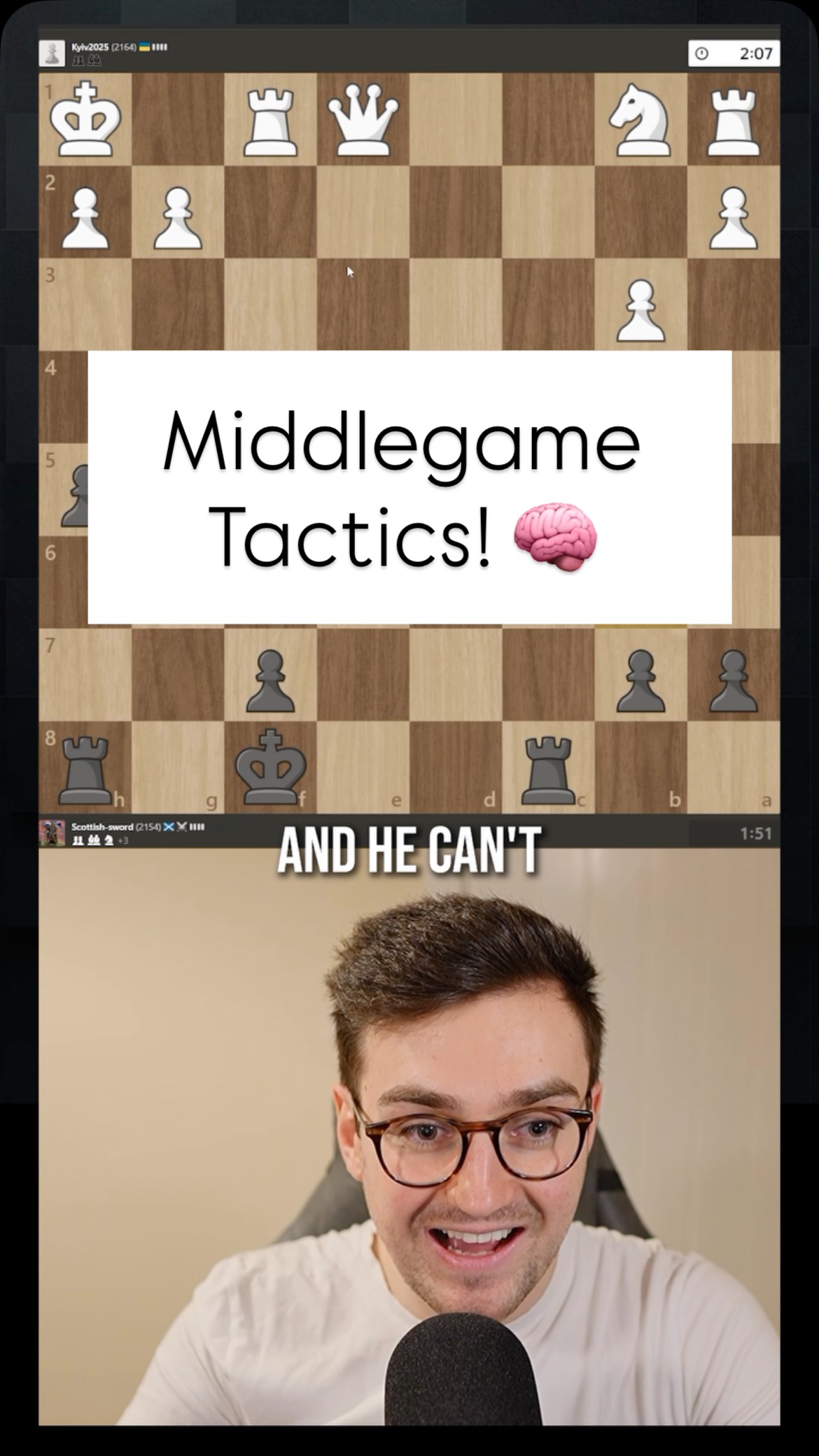 Middlegame Tactics - #chess #chessgame #chessmaster #chesscom #fyp ...