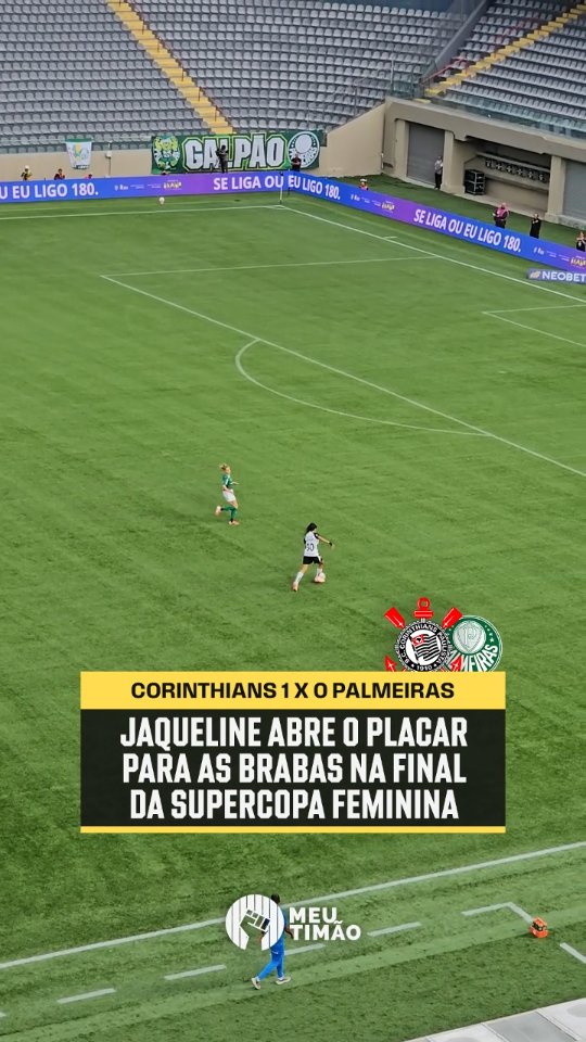 Com um CHUTAÇO, Jaqueline abriu o placar para o Corinthians na final da ...