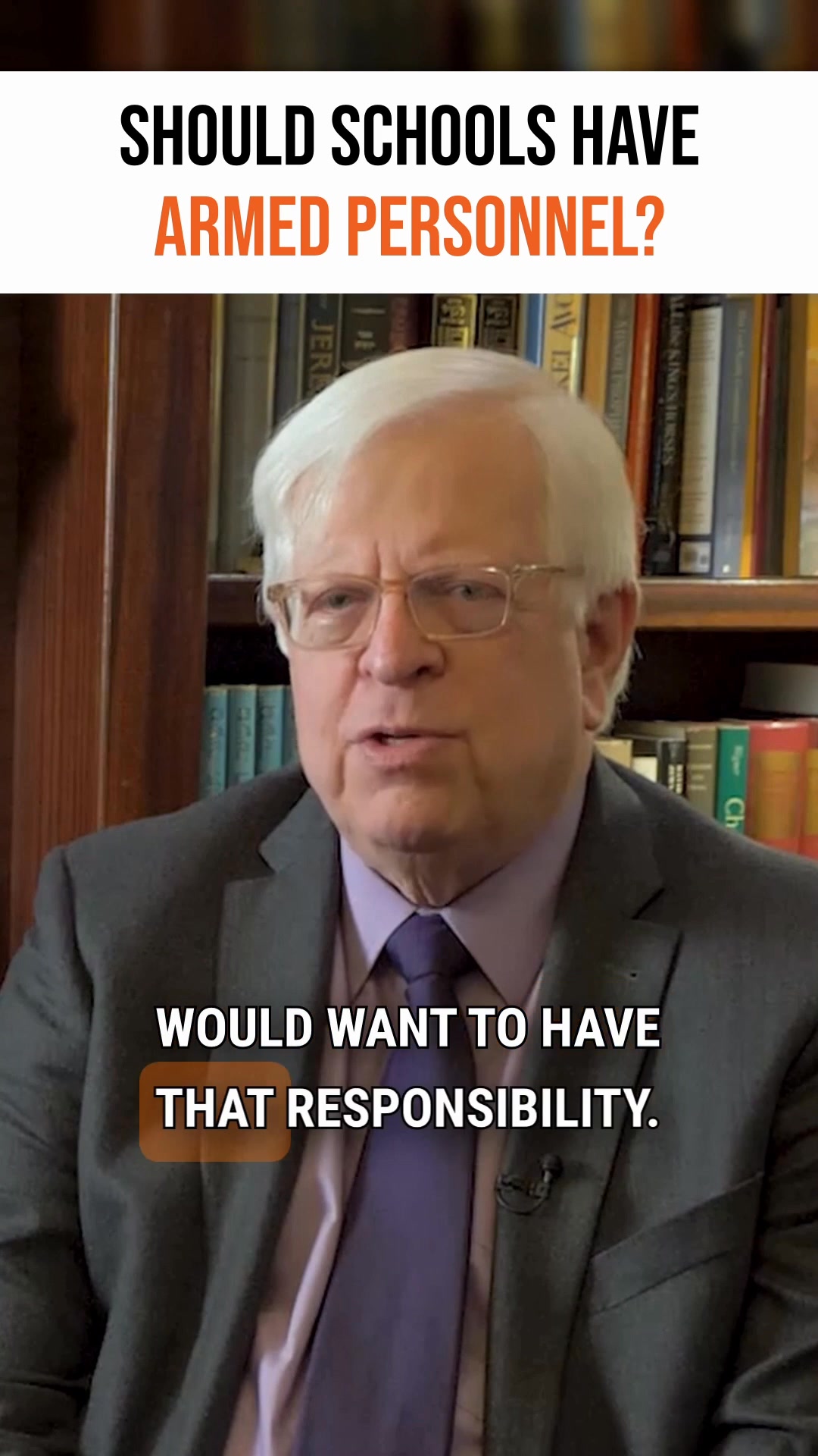 Do you think schools should have armed personnel? Watch the full ...