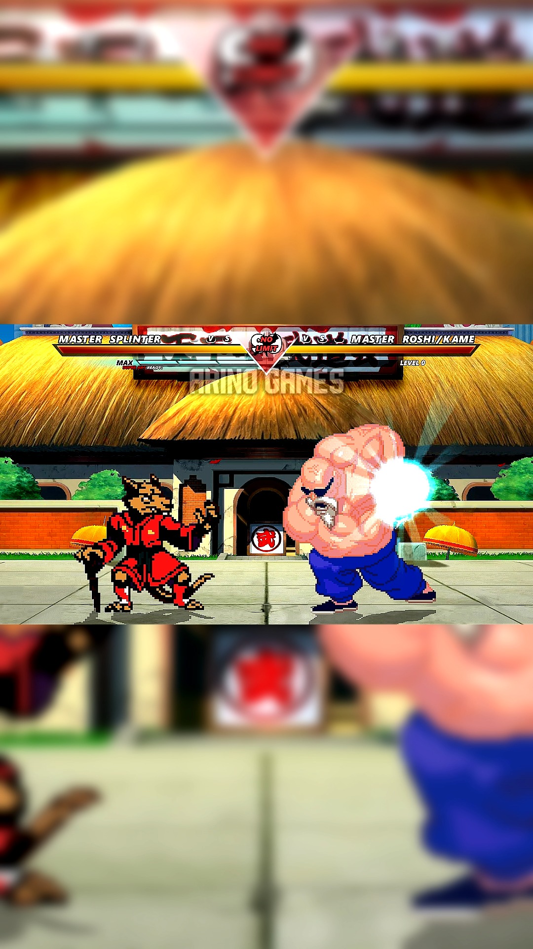 Master Splinter vs Master Roshi/Kame | Arino Games | Facebook