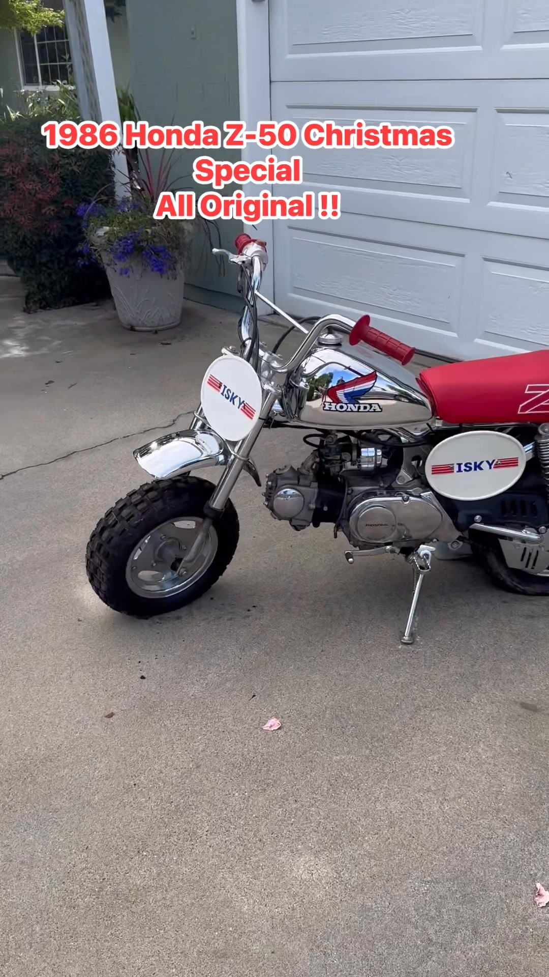 1986 Z-50Honda Christmas Special one year only all original