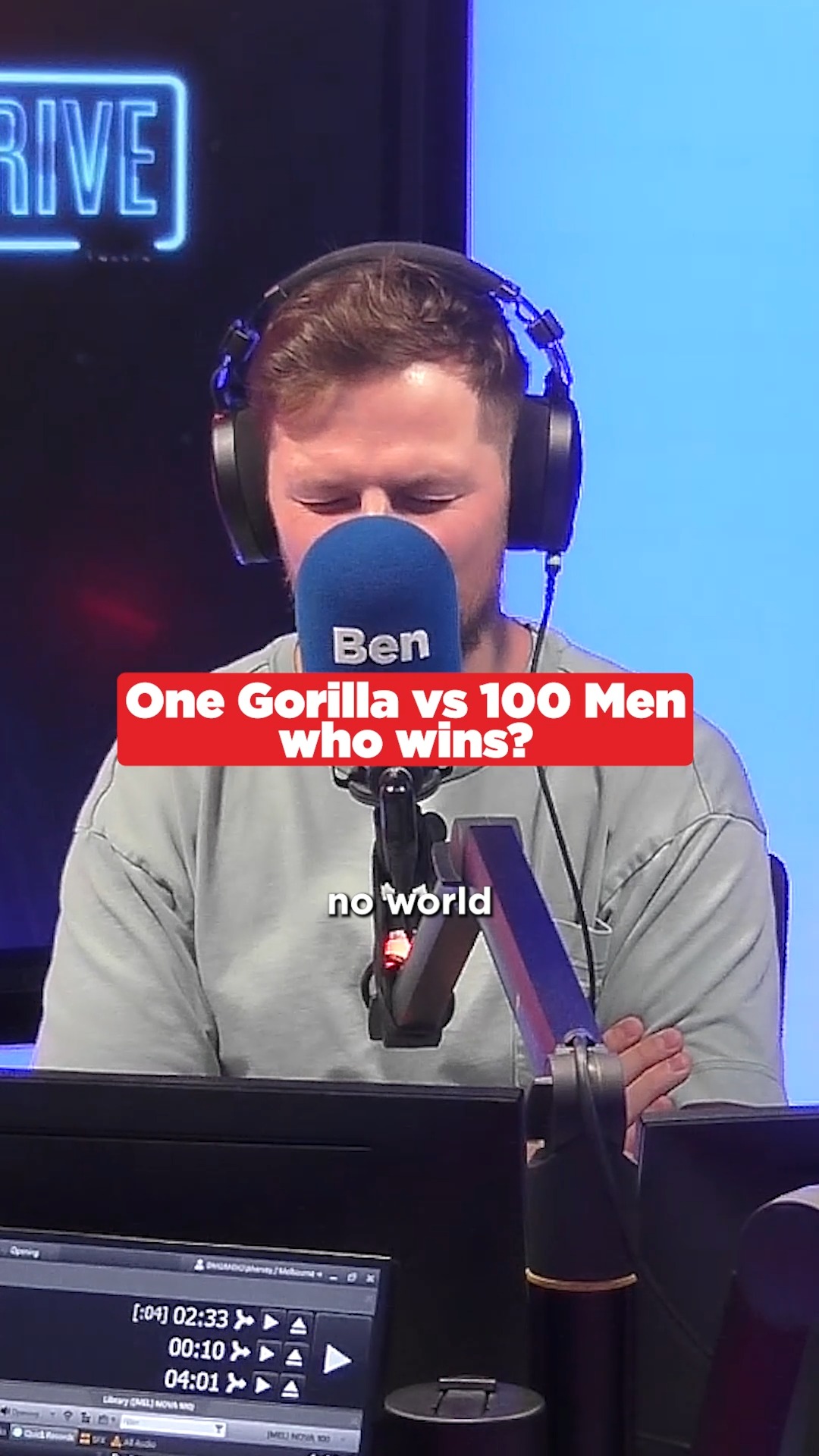 100 Bens vs 1 Gorilla #gorilla #radi #podcast | Ben, Liam & Belle ...