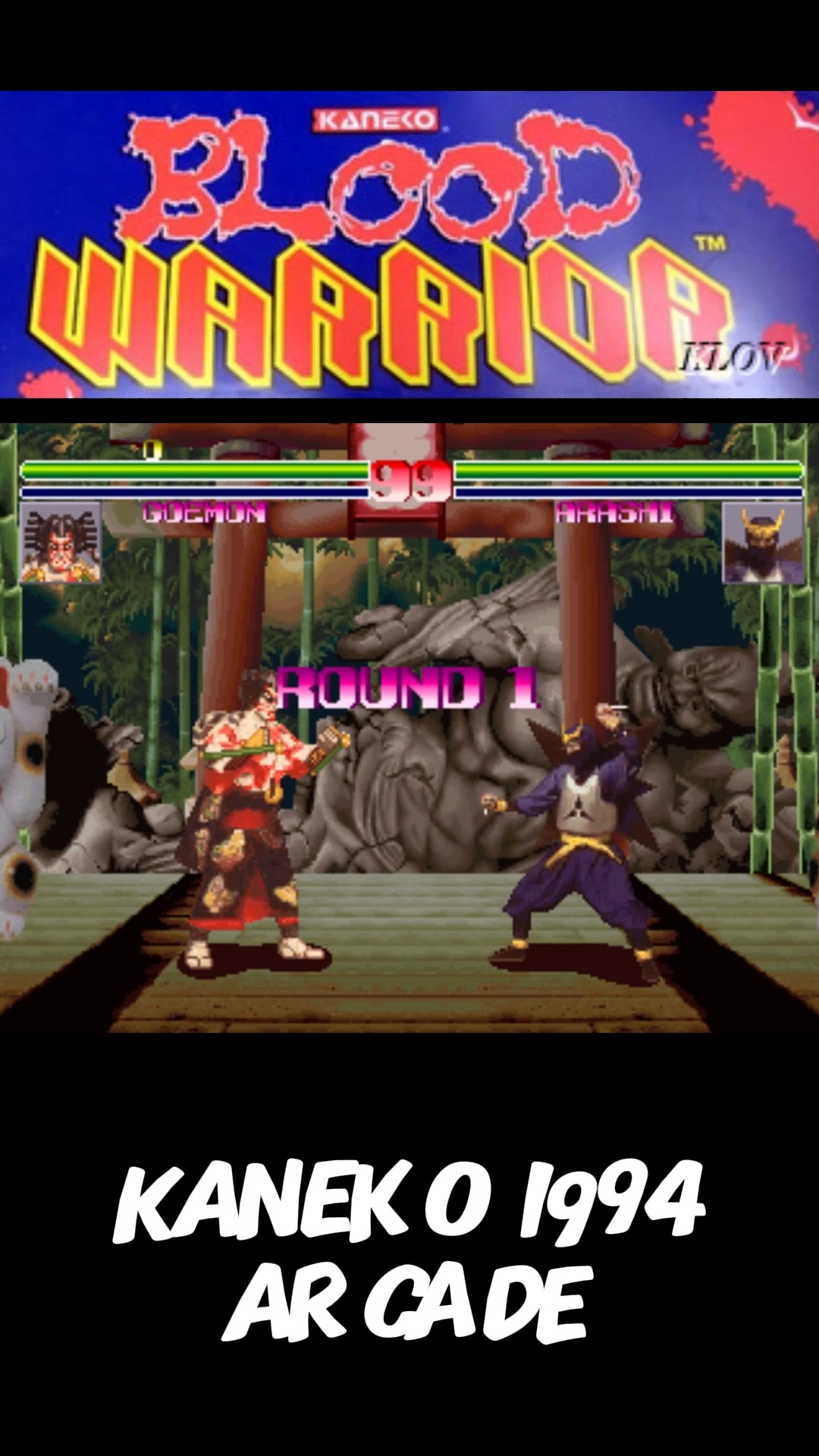 Blood Warrior by Kaneko #arcade #1994 #kaneko