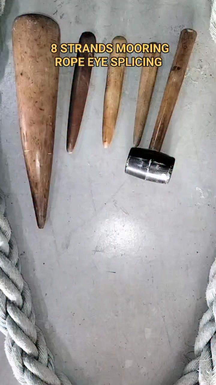 Paano magsplice ng 8 Strands Mooring Rope Eye Splicing. #fyp #viewers # ...