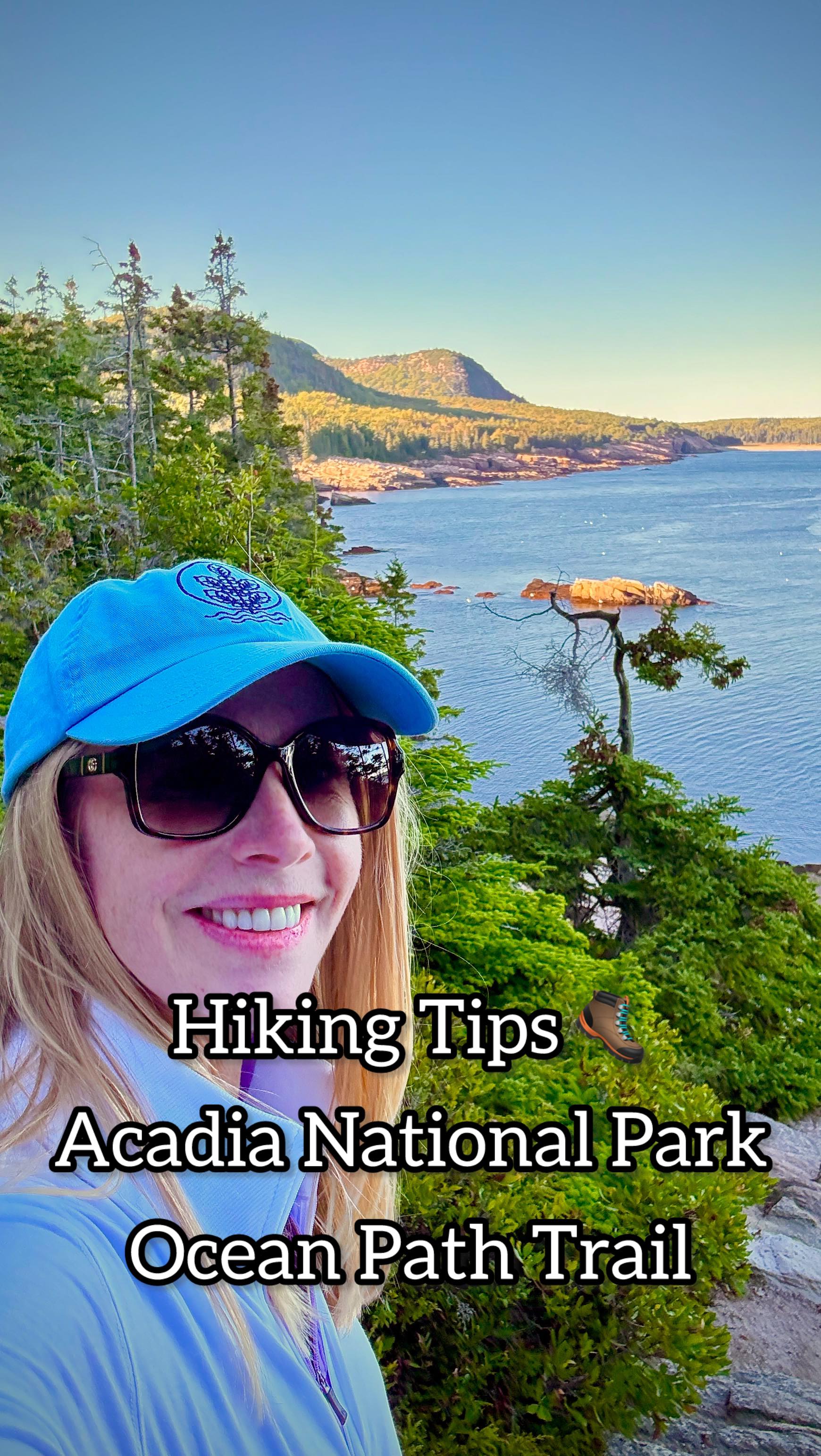 Your dose of beauty 🌊🌅 hiking the Ocean Path Trail in Acadia National ...