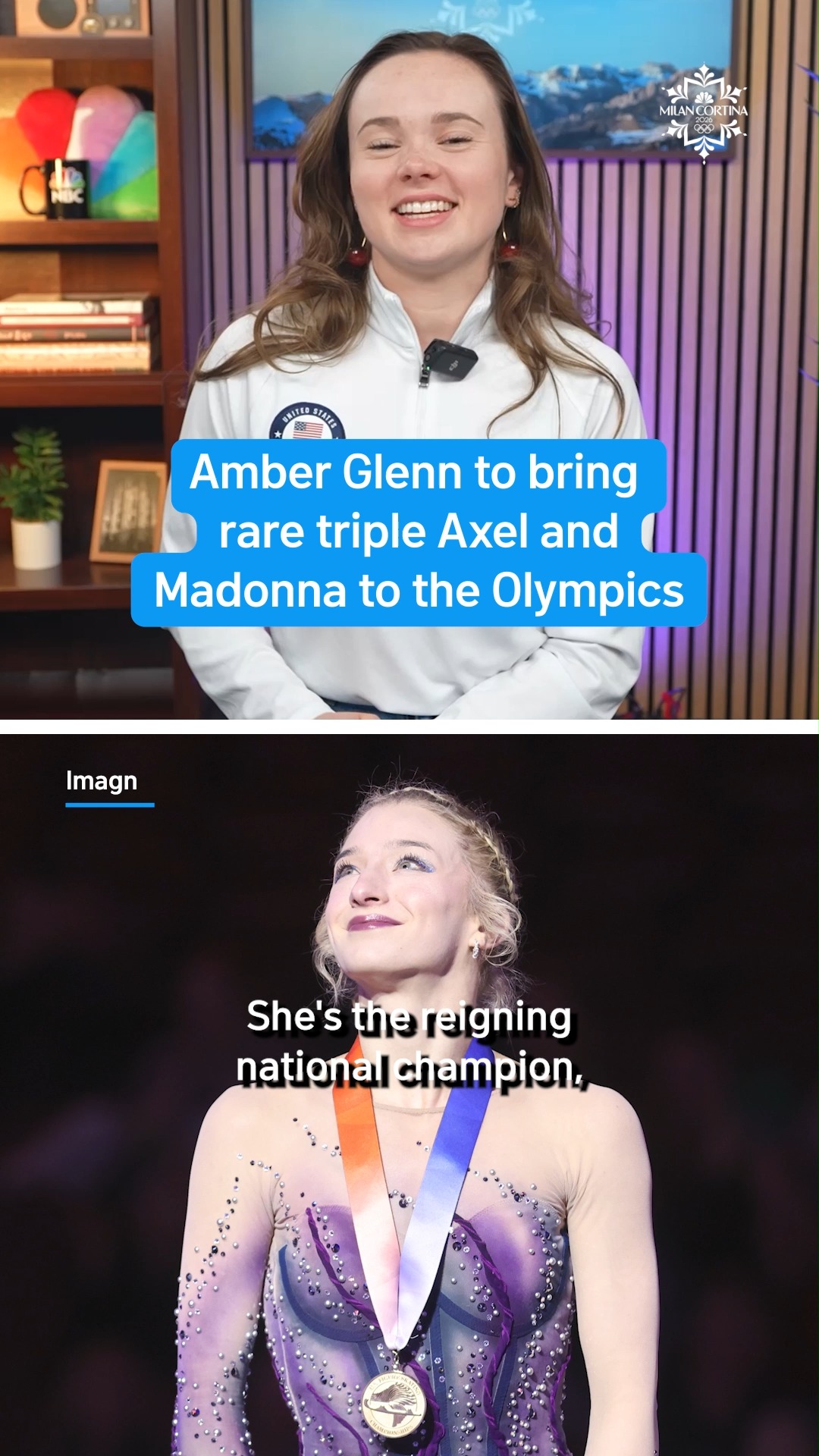 Endorsed by Madonna herself, Amber Glenn’s short program is a “full ...