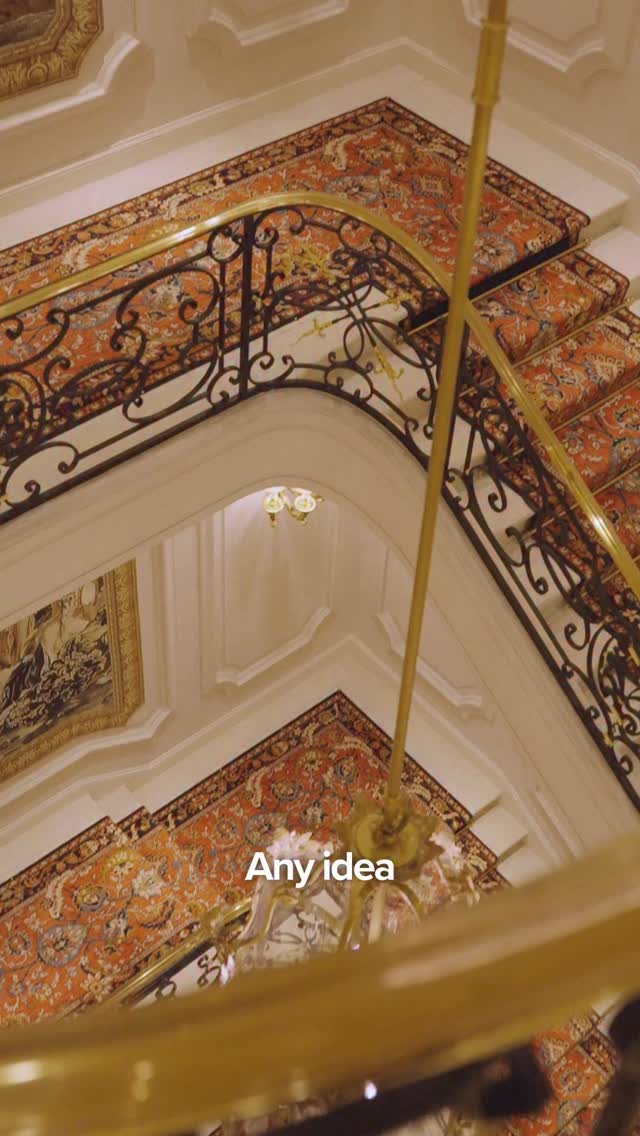 Any idea how many steps there are on the grand staircase of the Ritz ...