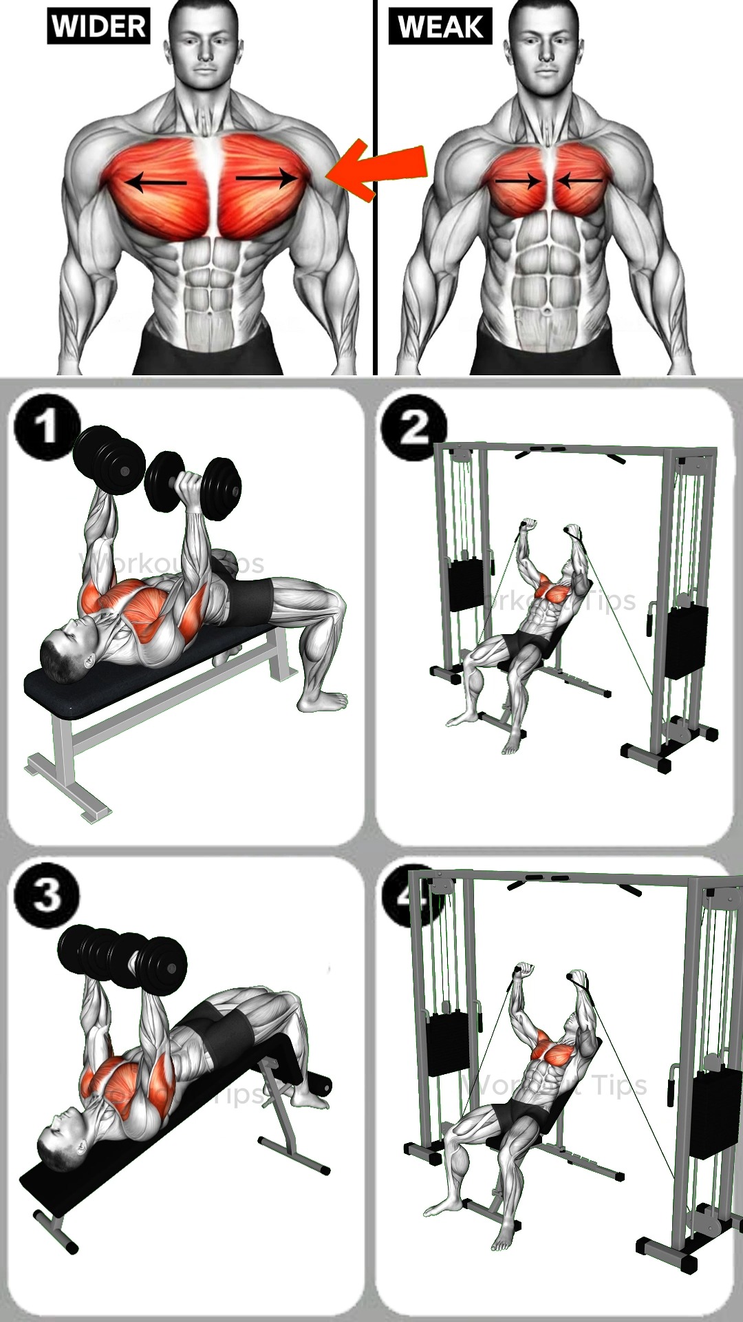 Effective Chest Workout 🔥 #exercise #fitness #workout #fit #gym ...
