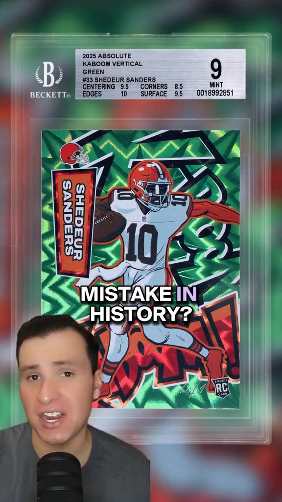 Is this the biggest rookie card mistake in history? Shedeur Sanders ...
