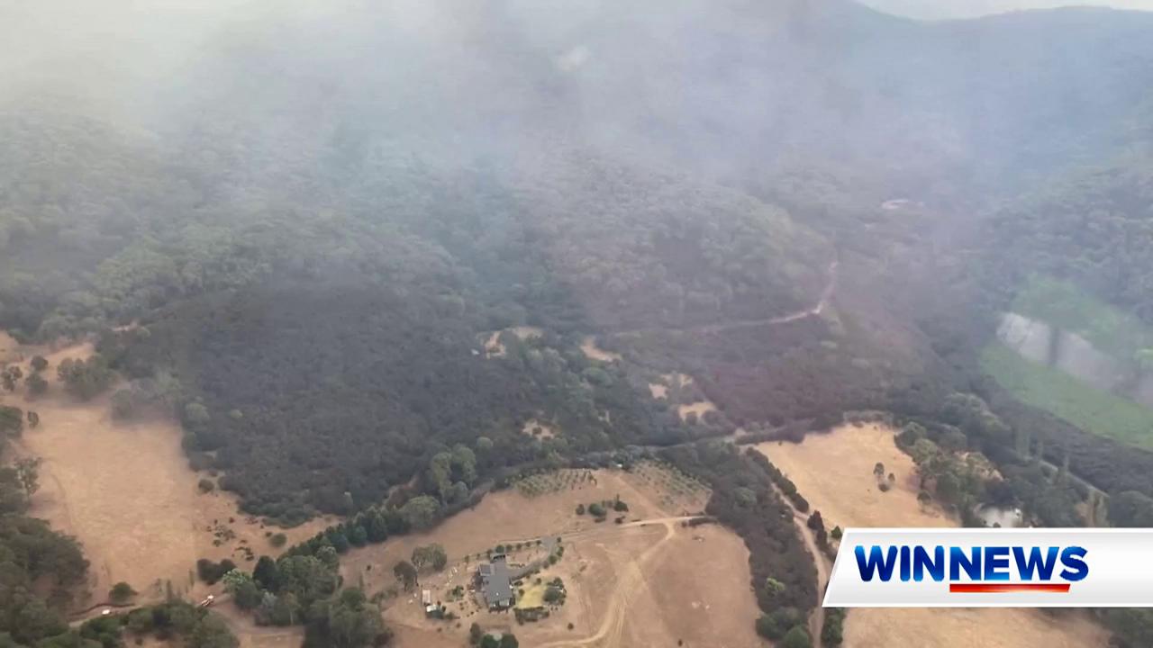 A bushfire's burning out of control near Trawool, south of Seymour, and ...
