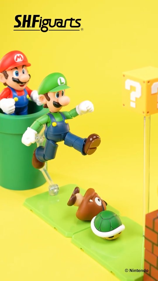 The Super Mario Bros. Action Figure Set by S.H.Figuarts has