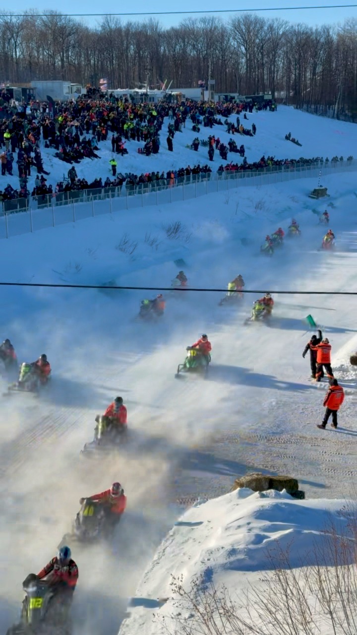 Flying Start I-500 Snowmobile Race ‘26 Sault Ste. Marie, MI #upmichigan ...