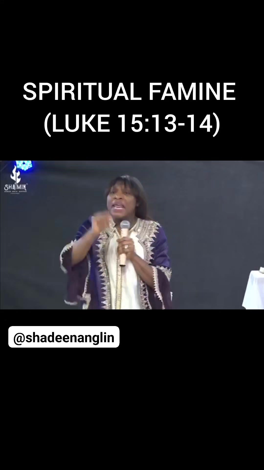 Spiritual Famine - An excerpt from the sermon delivered during Cross ...