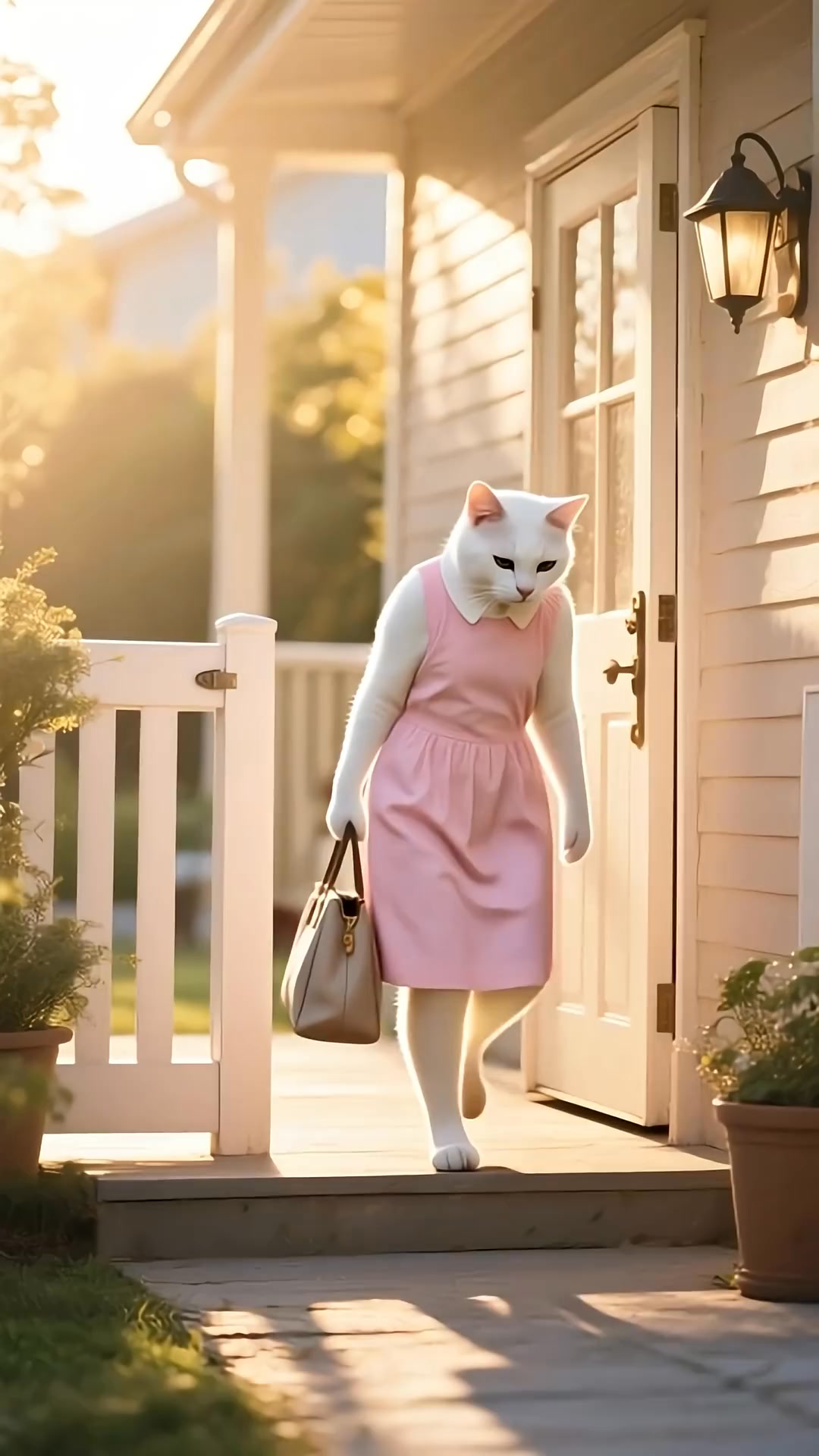 😿 Mama Cat Faints on the Porch – Dutiful Kitten Takes Care in the ...