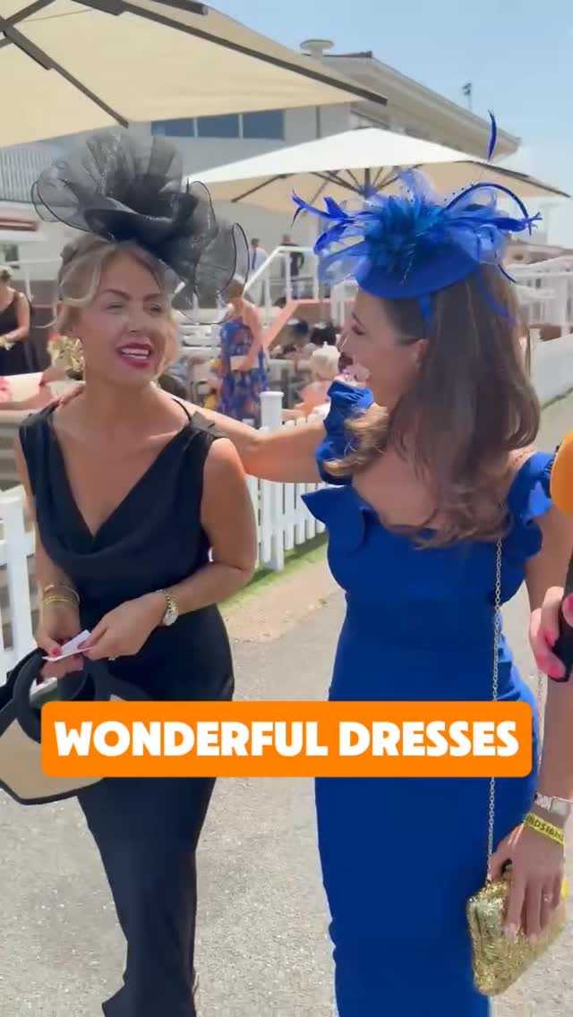 How wonderful are these dress? 🤩 #RacedayTV #HorseRacing #Fashion ...