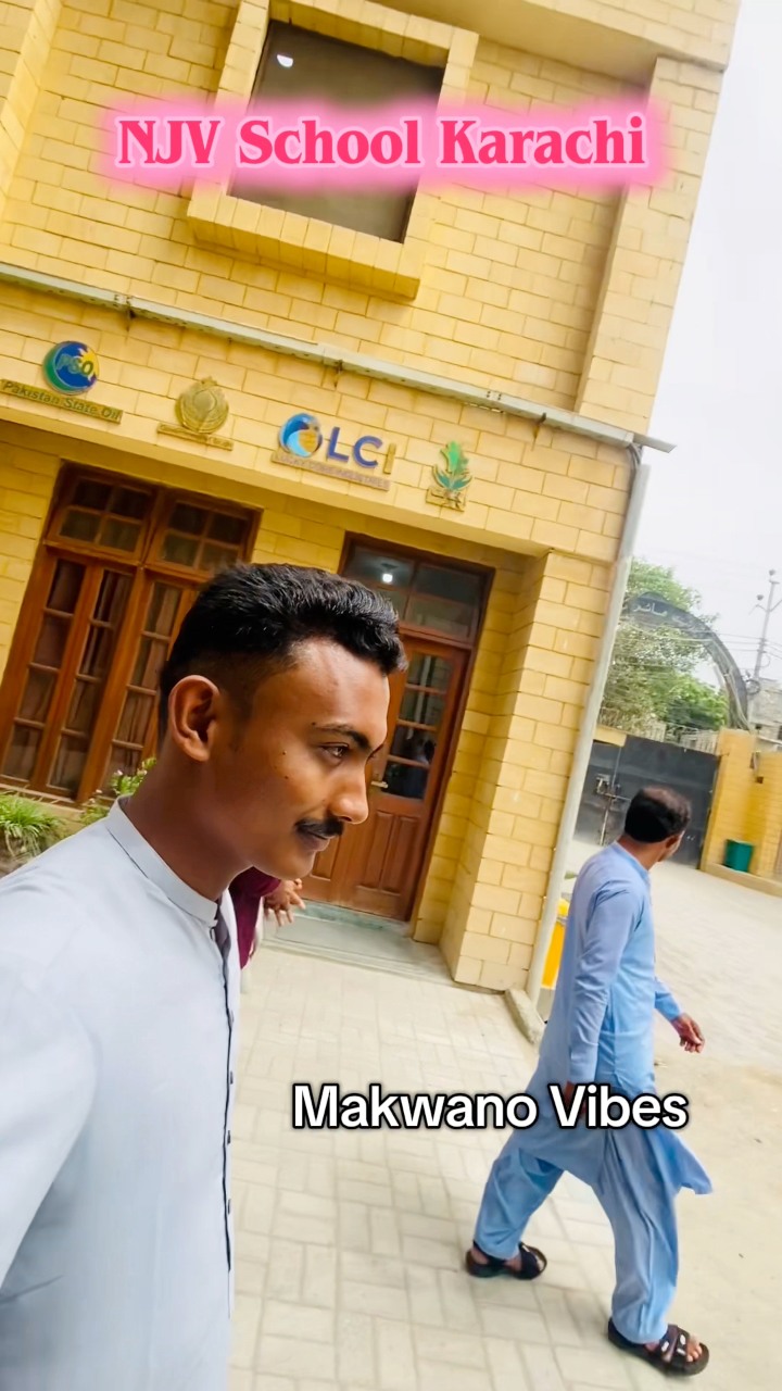 This is a picture of H.M. Board of NJV School Karachi a landmark