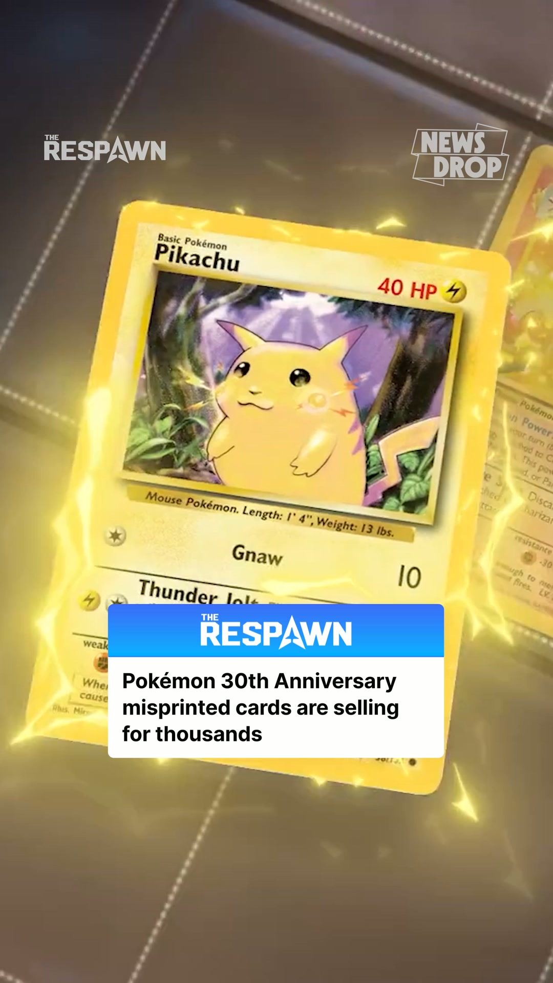 A number of misprinted Pokémon cards have been found in the new