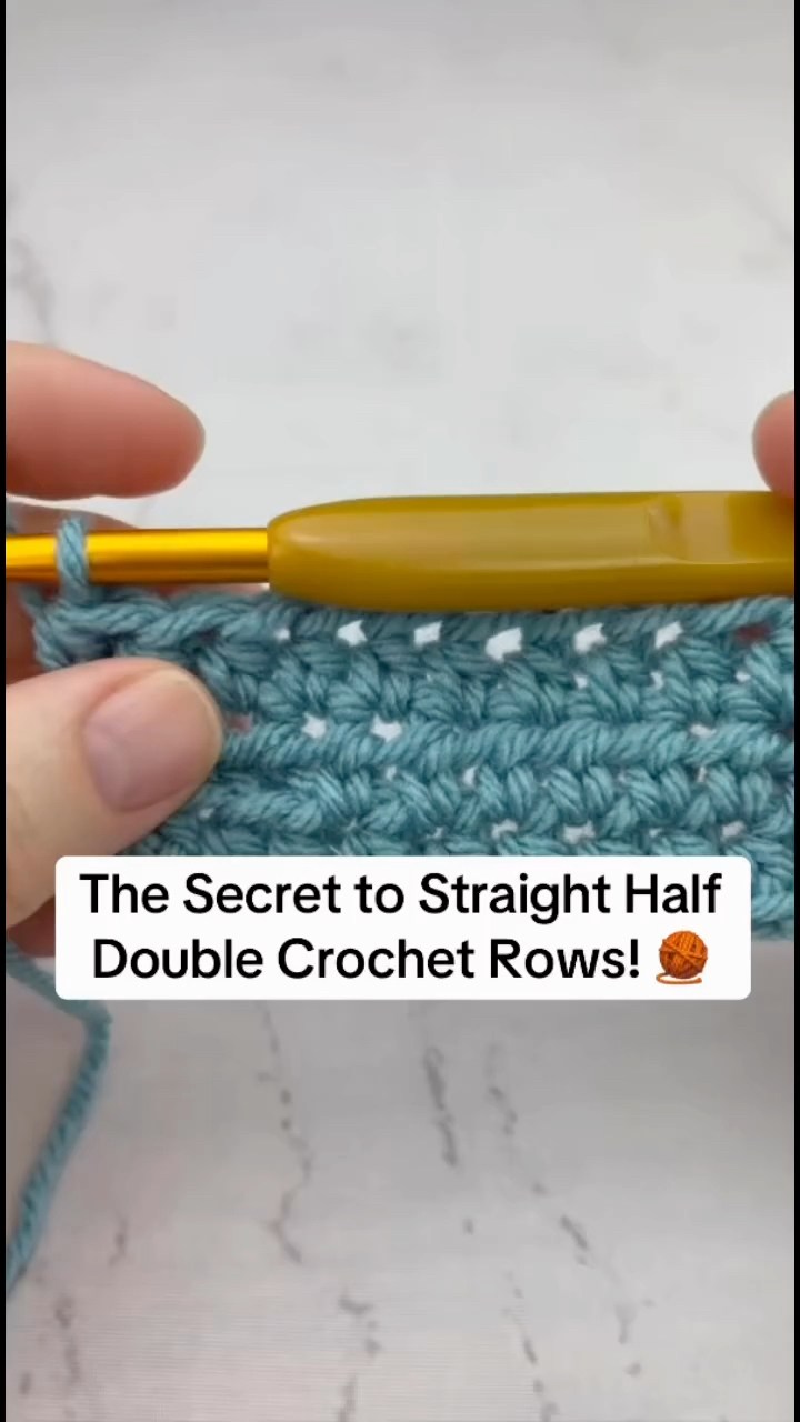 Are your half double crochet rows slanting, shrinking, or mysteriously ...